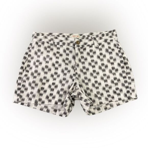 GAP Pants - Gap Khakis Shorts Women's 2 Gray Geometric Print Chino Preppy Casual Summer